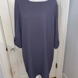 periwinkle chefon dress